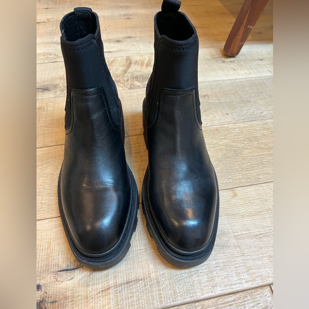 Ash leather boots